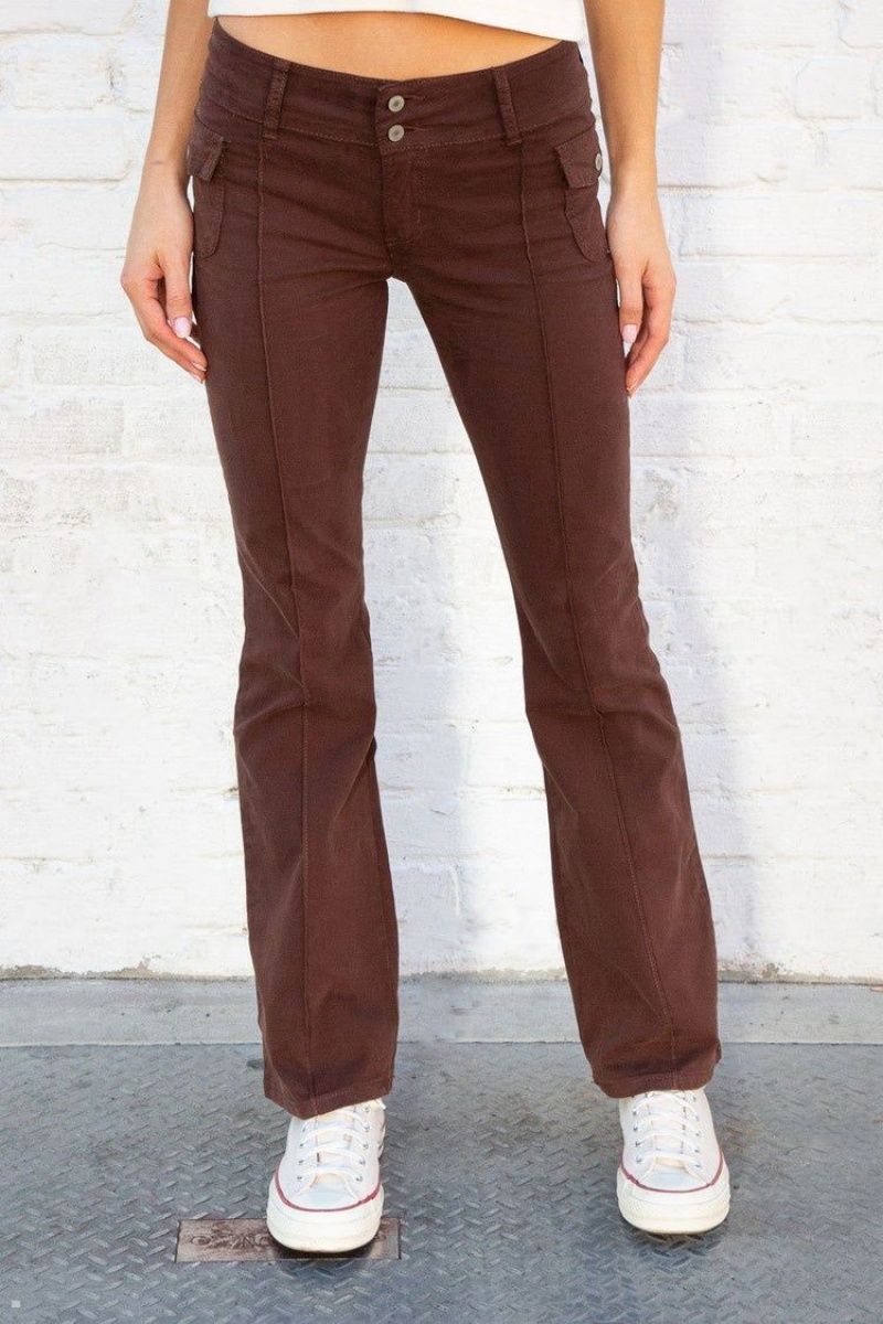 Pantalon Brandy Melville Agatha Chocolat | PFQ-62346011